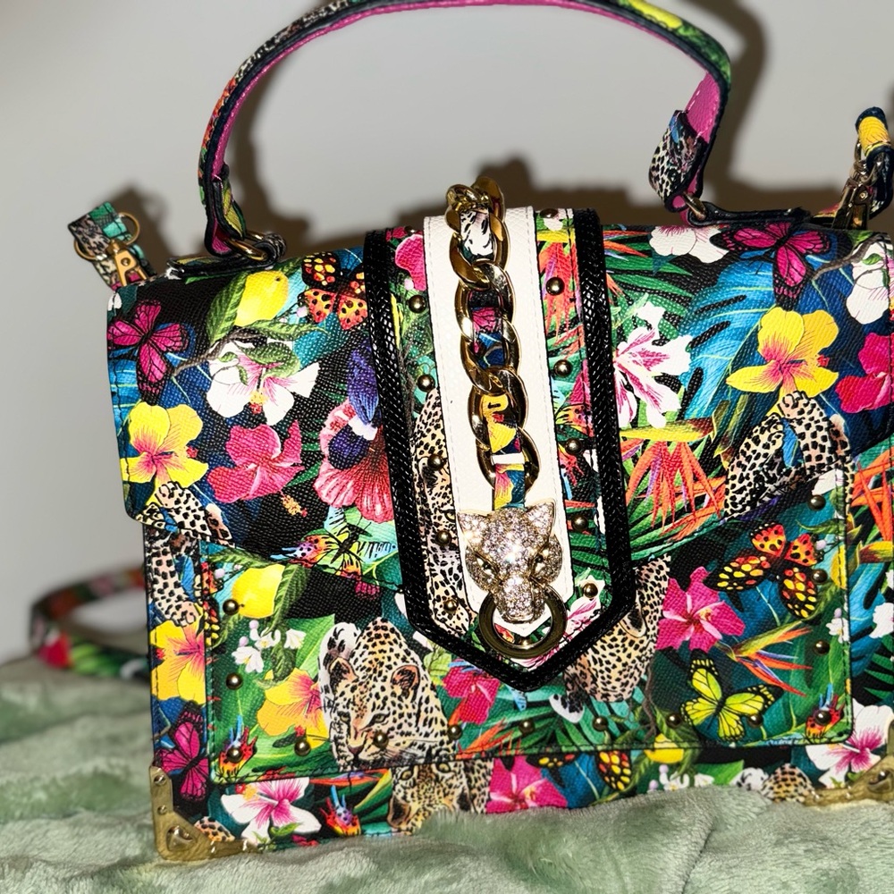 Aldo Vibrant Floral Mini Bag